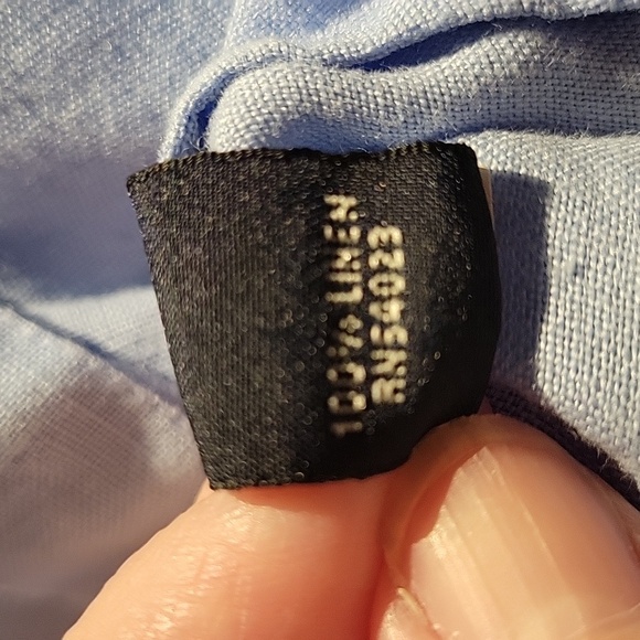 Banana Republic Sky Blue Casual Shirt Size XS - Picture 6 of 7